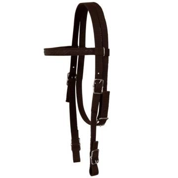 Western Saddle with Headstall & Breast Collar - 16" Brown