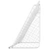 Football Goal with Net White 366x122x182 cm - Durable Steel