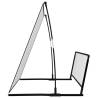 2 in 1 Soccer Rebounder Football Goal - Steel Frame, 202x104x120cm