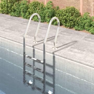 Durable 304 Stainless Steel Pool Ladder - 54x38x184.5 cm