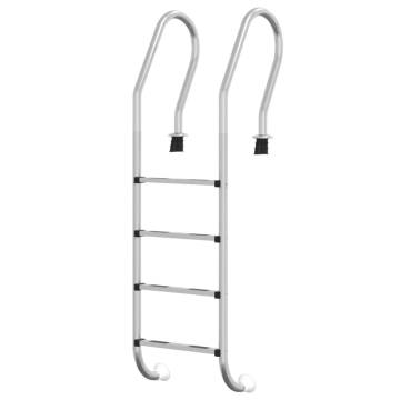 Durable 304 Stainless Steel Pool Ladder - 54x38x184.5 cm