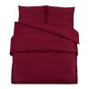 Duvet Cover Set Bordeaux 200x200 cm | Lightweight Microfiber