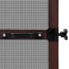 Brown Hinged Insect Screen for Doors - 120x240 cm