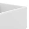 Luxury Basin Overflow Square Matt White 41x41 cm Ceramic