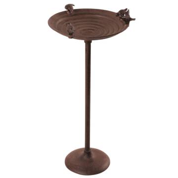 Esschert Design Cast Iron Birdbath on Pole - Elegant Garden Decor