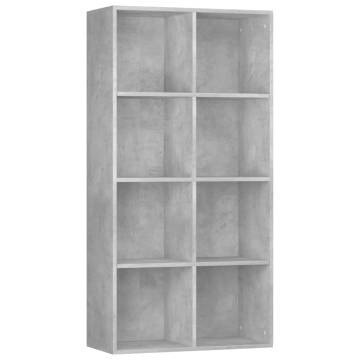 Concrete Grey Book Cabinet/Sideboard - Stylish & Practical