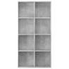 Concrete Grey Book Cabinet/Sideboard - Stylish & Practical