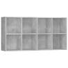 Concrete Grey Book Cabinet/Sideboard - Stylish & Practical