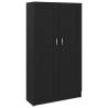 Stylish Black Book Cabinet - 82.5x30.5x150 cm | Hipo Market