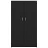 Stylish Black Book Cabinet - 82.5x30.5x150 cm | Hipo Market