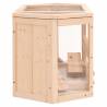 Hamster Cage 80x40x43 cm Solid Wood Fir | HipoMarket UK