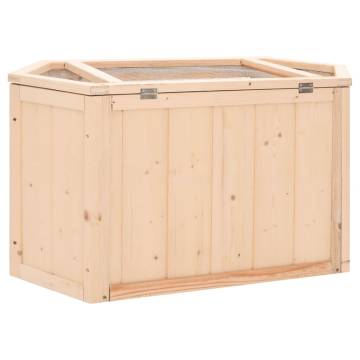 Hamster Cage 80x40x43 cm Solid Wood Fir | HipoMarket UK