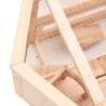 Hamster Cage 80x40x43 cm Solid Wood Fir | HipoMarket UK