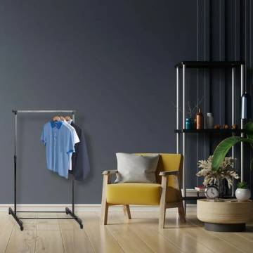 Adjustable Clothing Rack with Wheels - Storage Solutions