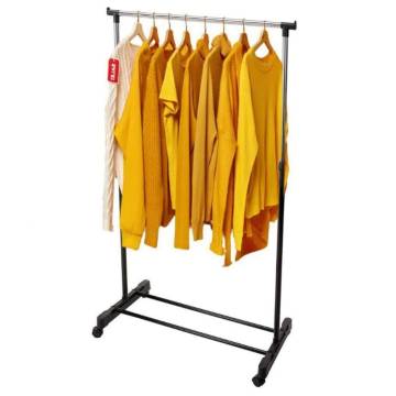 Adjustable Clothing Rack with Wheels - Storage Solutions