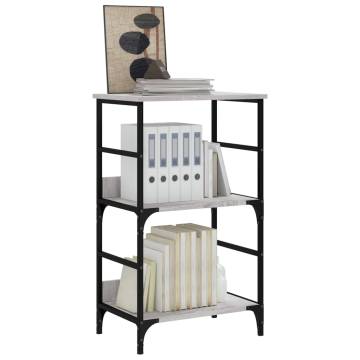 Bookshelf Grey Sonoma - Stylish & Sturdy Storage Solution