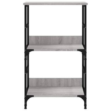 Bookshelf Grey Sonoma - Stylish & Sturdy Storage Solution