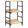 Bookshelf Sonoma Oak - Stylish Engineered Wood Storage Solution