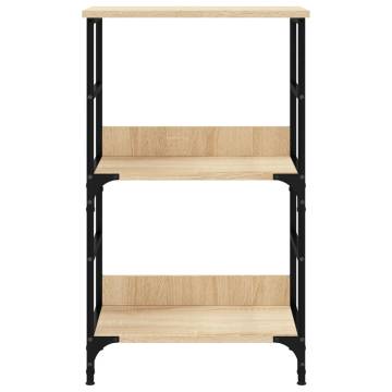 Bookshelf Sonoma Oak - Stylish Engineered Wood Storage Solution