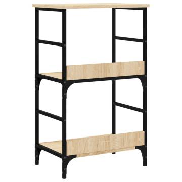 Bookshelf Sonoma Oak - Stylish Engineered Wood Storage Solution