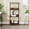 Bookshelf Brown Oak 50x33x117.5 cm Engineered Wood Colour brown oak Quantity in Package 1 Height 117.5 cm 