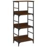 Bookshelf Brown Oak 50x33x117.5 cm | Stylish Storage Solution