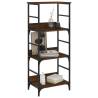 Bookshelf Brown Oak 50x33x117.5 cm | Stylish Storage Solution