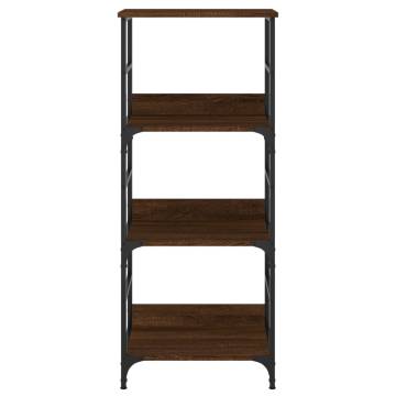 Bookshelf Brown Oak 50x33x117.5 cm | Stylish Storage Solution