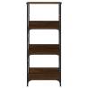 Bookshelf Brown Oak 50x33x117.5 cm | Stylish Storage Solution