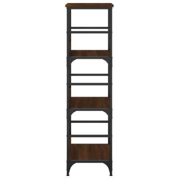 Bookshelf Brown Oak 50x33x117.5 cm | Stylish Storage Solution