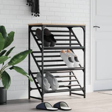 Shoe Rack Sonoma Oak – Stylish Storage Solution | HiPo Market