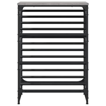 Shoe Rack Grey Sonoma - Elegant Storage Solution | Hipo Market