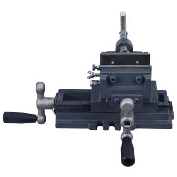 Manually Operated Cross Slide Drill Press Vice 70mm | HiPO Market