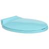 Soft-Close Green Oval Toilet Seat - Durable & Stylish