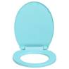 Soft-Close Green Oval Toilet Seat - Durable & Stylish