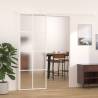 Sliding Door Frosted ESG Glass and Aluminium 76x205 cm White Colour white Size 76 x 205 cm Quantity in Package 1 Model frosted 