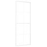 Frosted ESG Glass Sliding Door - 76x205 cm - White