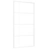 Sliding Door ESG Glass & Aluminium 102.5x205 cm - White