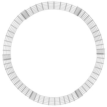 Circular Gabion Pole Galvanised Steel Ø100x50 cm | Hipomarket