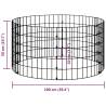 Circular Gabion Pole Galvanised Steel Ø100x50 cm | Hipomarket