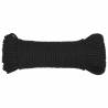 Boat Rope Full Black 3mm 25m Polypropylene | Hipo Market