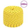 Boat Rope Yellow 8 mm 100 m Polypropylene Colour yellow Quantity in Package 1 Length 100 m Diameter 8 mm 