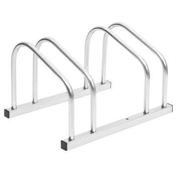 Durable Bike Rack for 2 Bikes - Galvanised Steel Storage