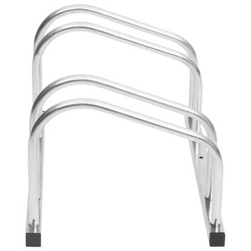 Durable Bike Rack for 2 Bikes - Galvanised Steel Storage