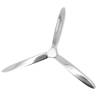 Wall-Mounted Aluminium Propeller - Silver 70 cm | HipoMarket