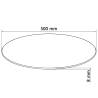 Table Top Tempered Glass Round 500 mm | HipoMarket