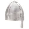 Medieval Knight Helmet Antique Replica LARP Silver Steel Model model 28 