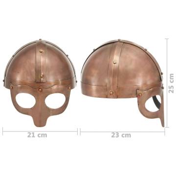 Viking Helmet Antique Replica - Copper Steel | HipoMarket