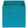 10 pcs Baby Blue Fabric Storage Boxes - Stylish & Practical