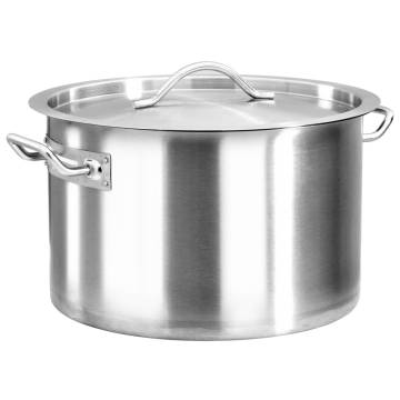 Stainless Steel Stock Pot 24L | Premium Cookware at HipoMarket